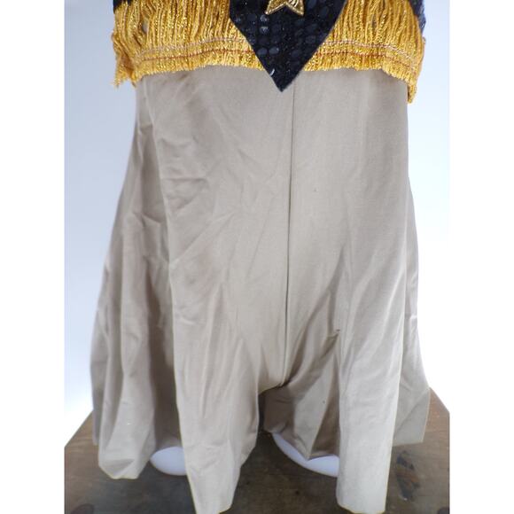 Dance Costume Weissman 540A Medium Adult Gold Jazz Sequin Bugle Boy Army Tap - Picture 3 of 9